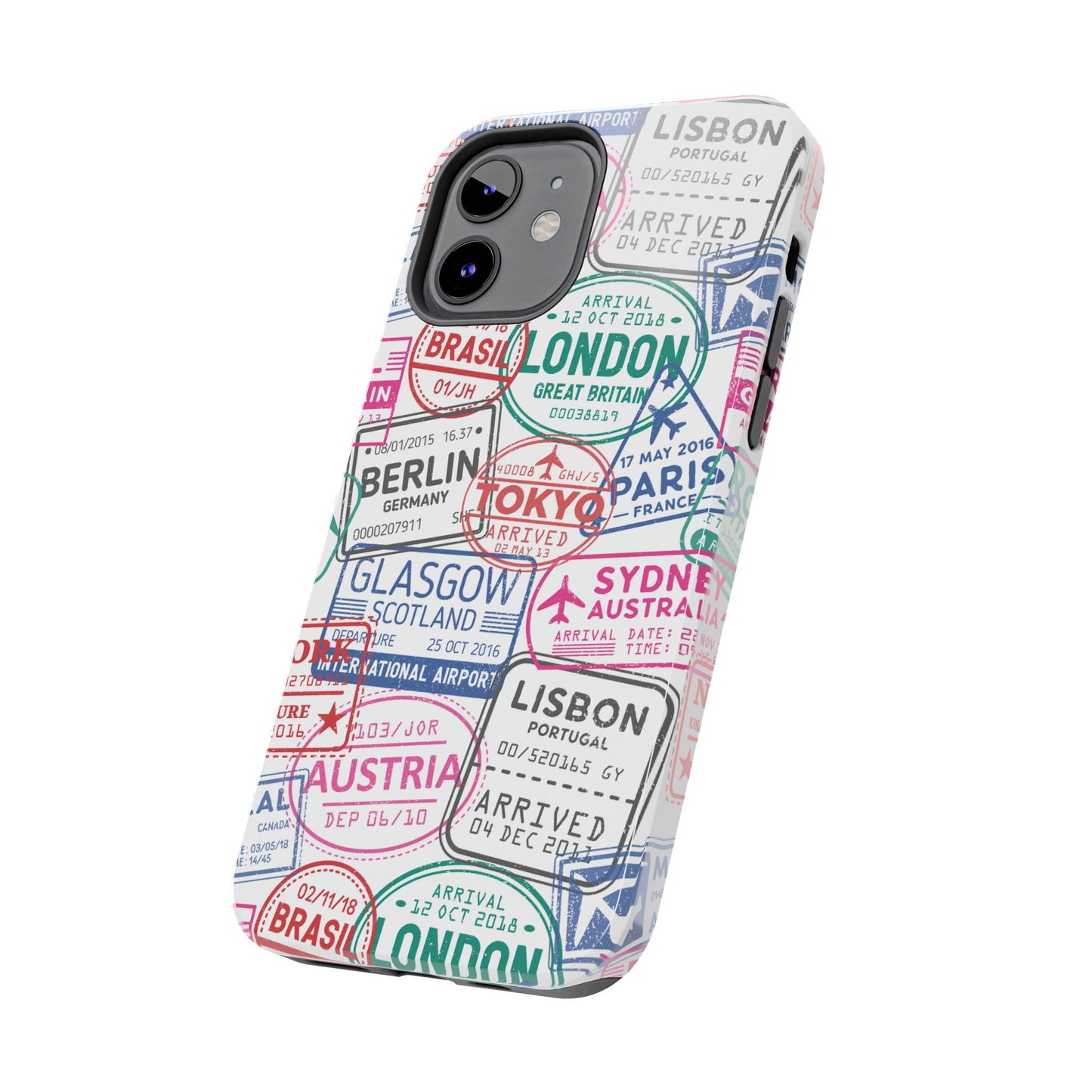 Travel-Inspired, Passport, Travelers, Adventure Stamp, Unique Phone Case