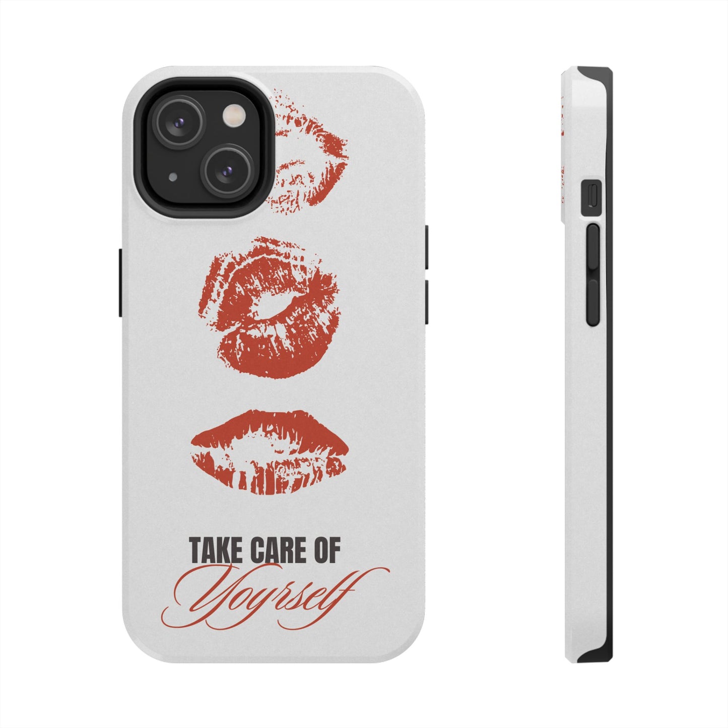 Kiss Print, Chic. Tough Phone Case