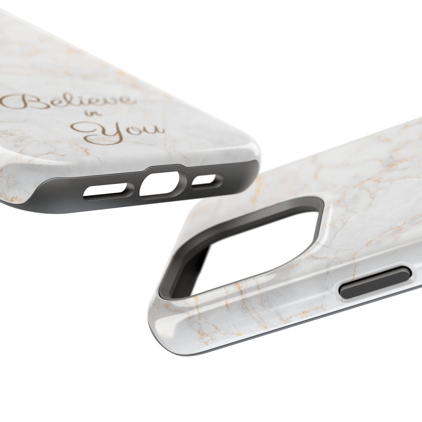 Elegant Motivational, Inspirational - Believe in You, Tough MAGNETIC Phone Case