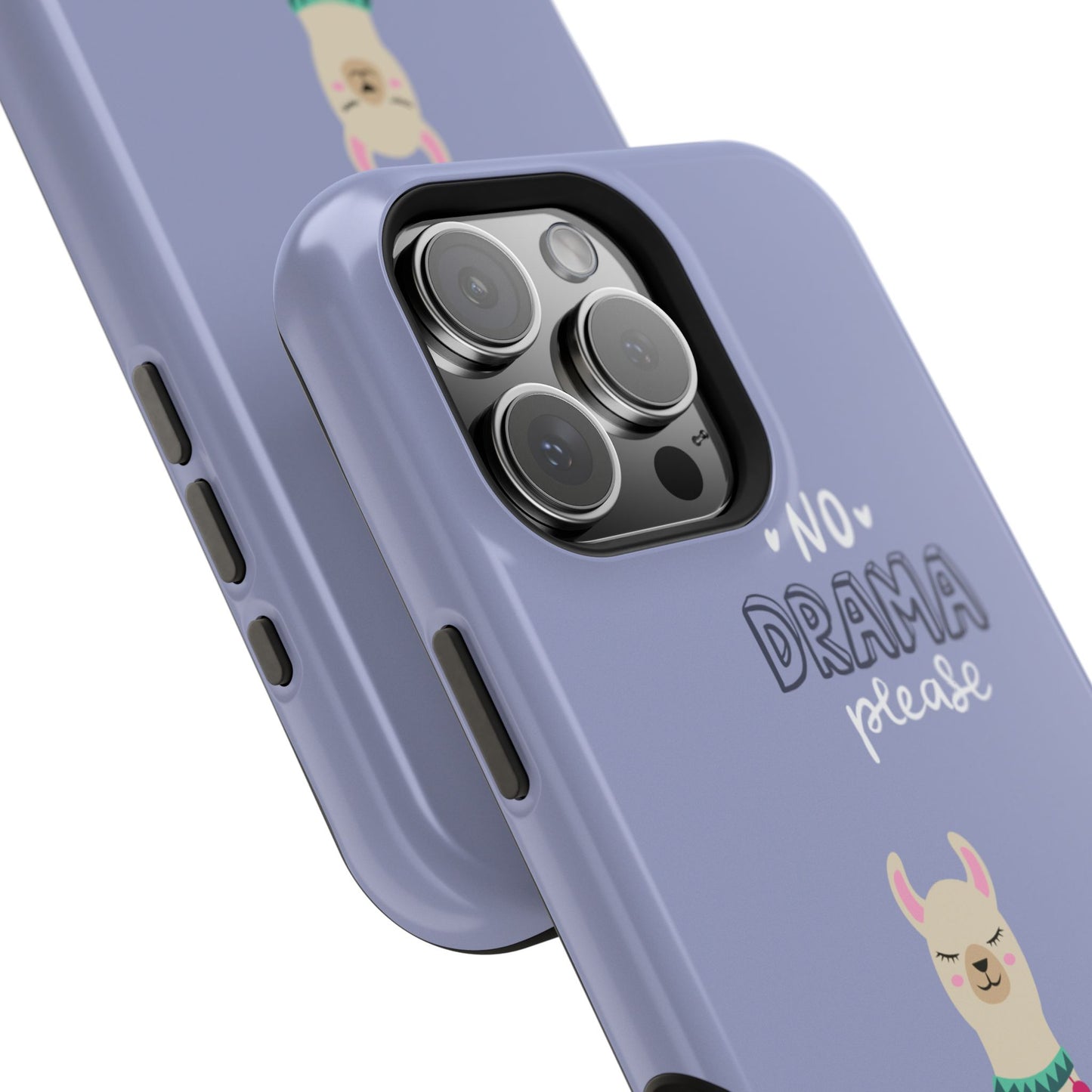 Cute Llama - No Drama MAGNETIC Tough Phone Case