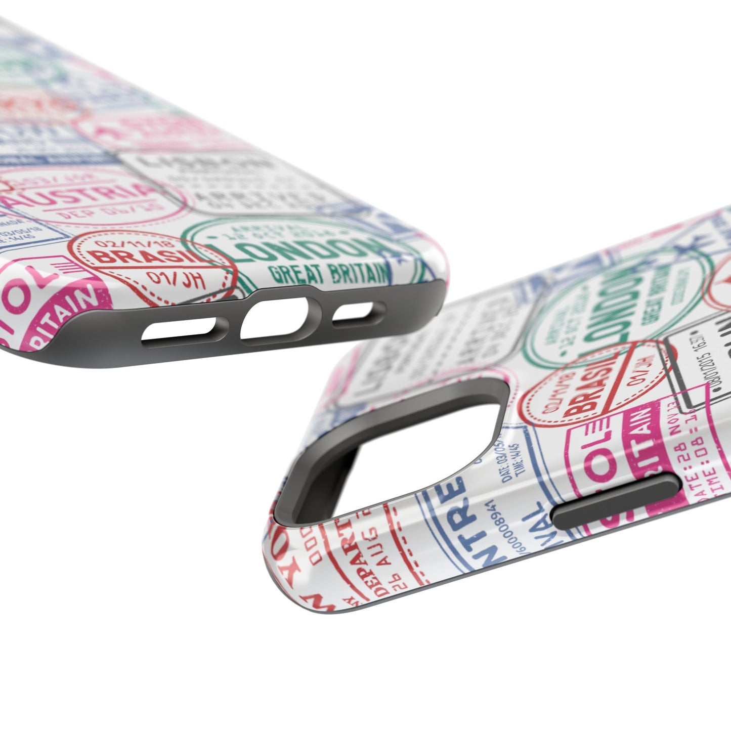 Travel-Inspired, Passport, Travelers, Adventure Stamp, Unique MAGNETIC Phone Case