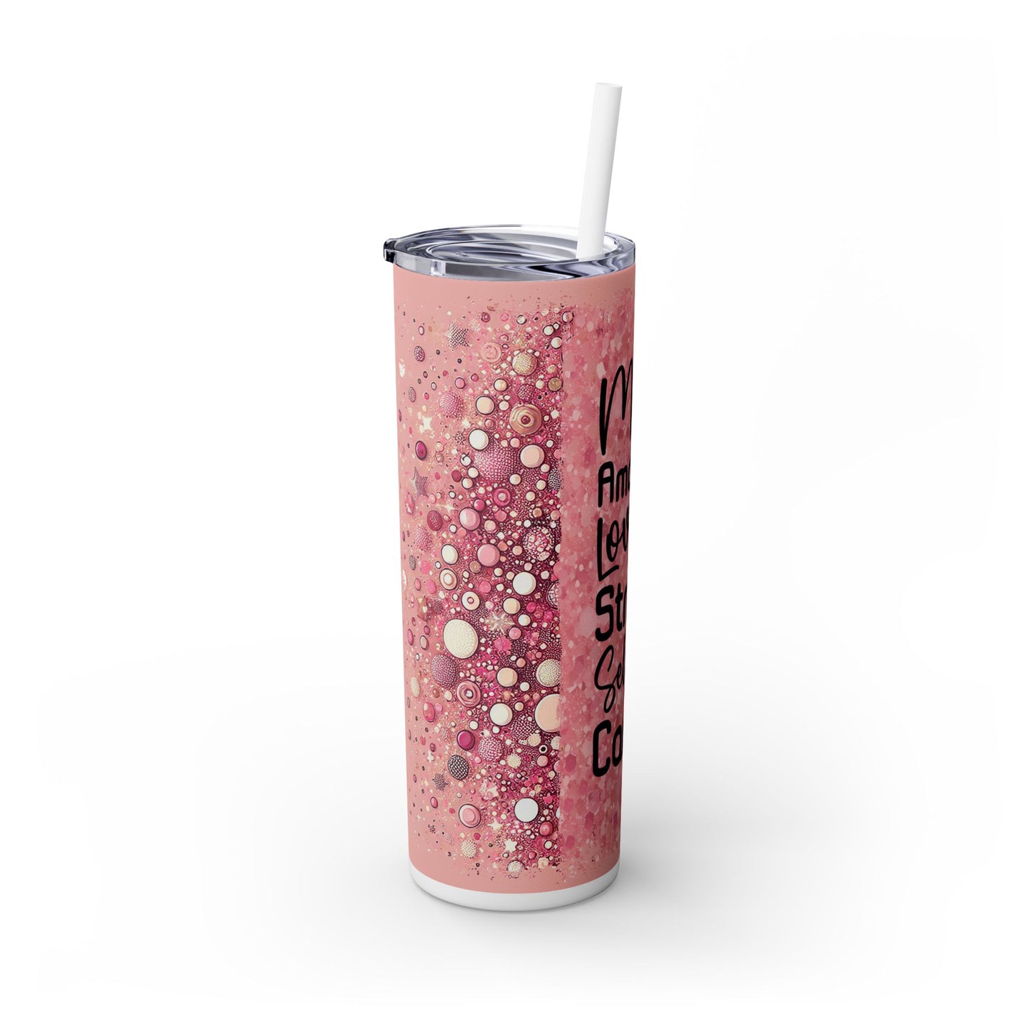 Mom Appreciation Skinny Tumbler with Straw - 20oz