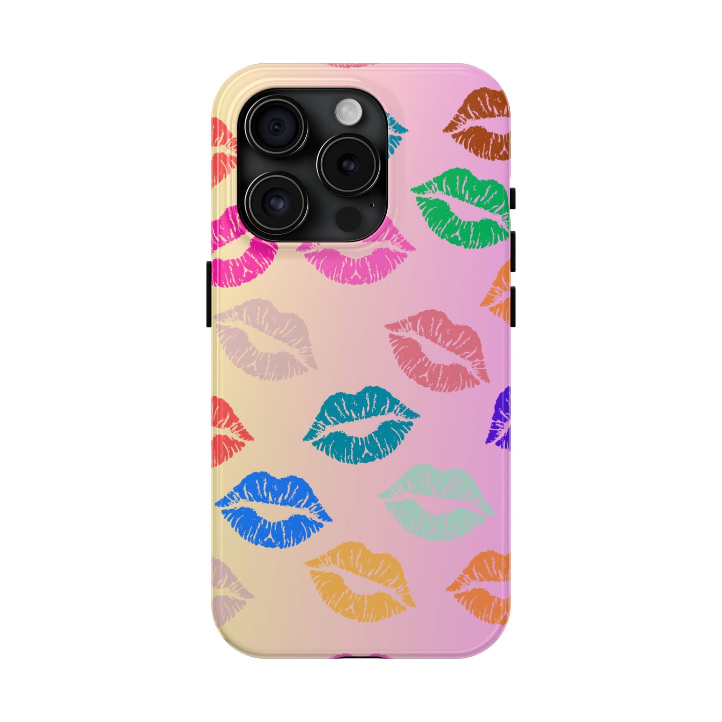 Kiss Print Tough Phone Cases Cute, Durable for Iphone