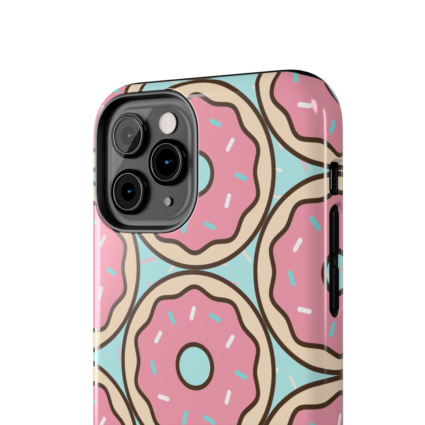 Cute Donut Pattern Tough Phone Case