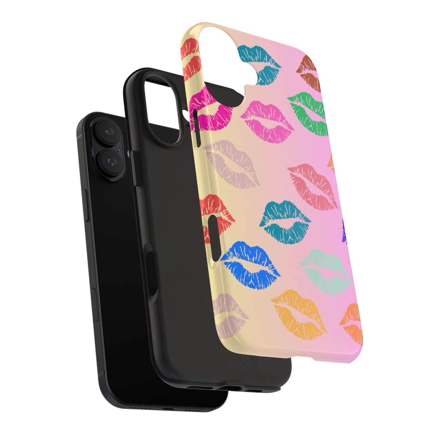 Kiss Print Tough Phone Cases Cute, Durable for Iphone