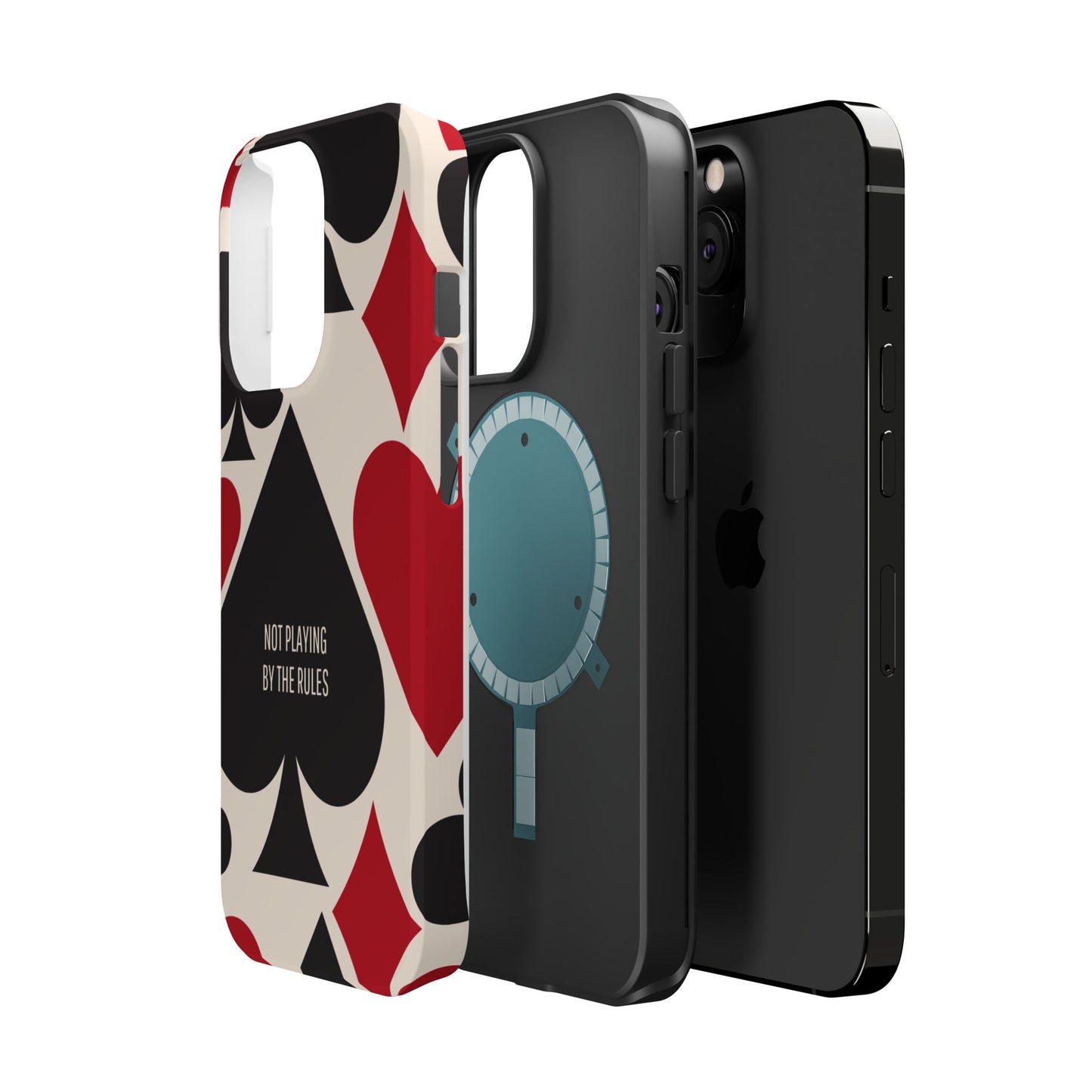 Bold Playing Card Tough Phone Case - Not Playing by the Rules for Iphone