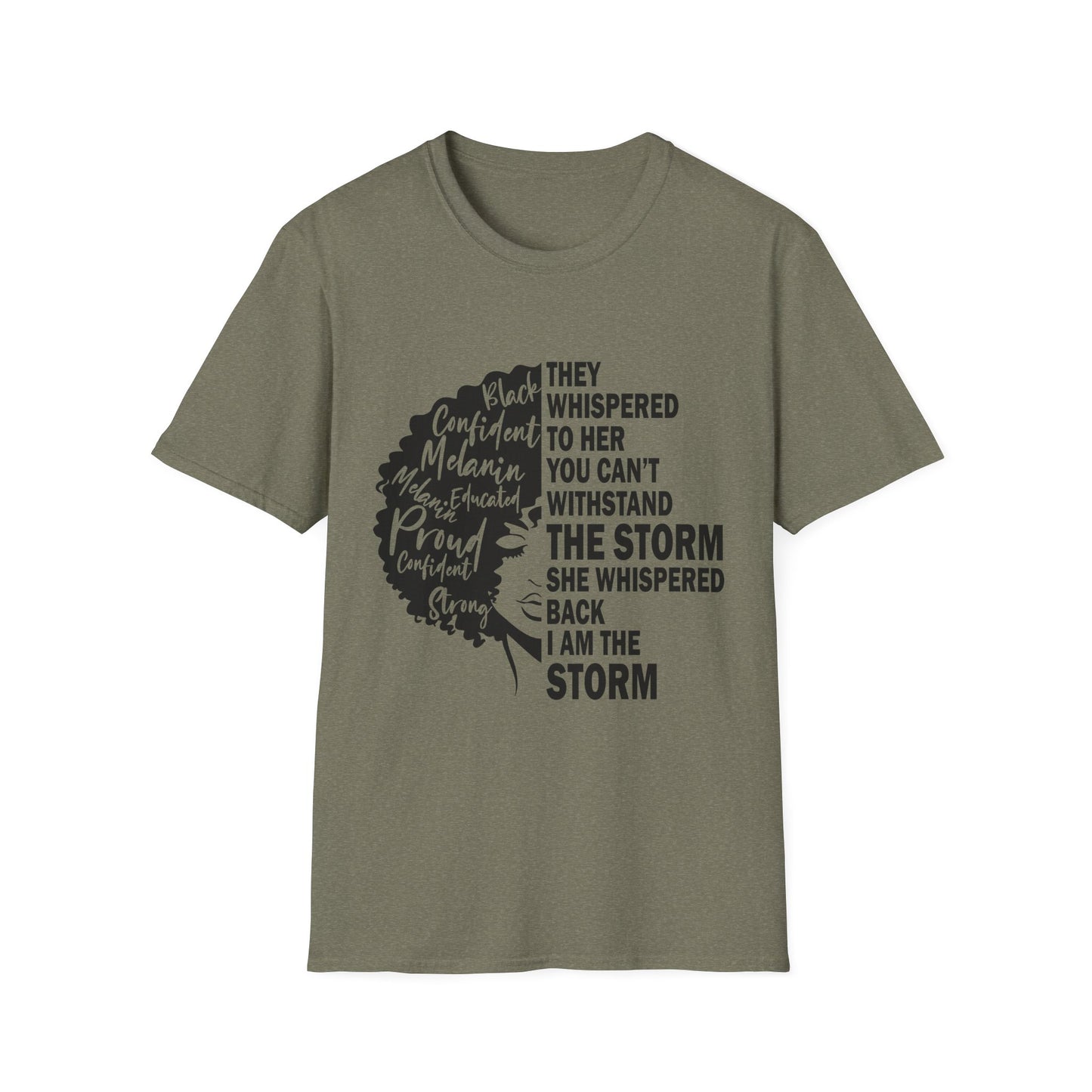 Empowered Black Woman T-Shirt - Inspirational Graphic Tee