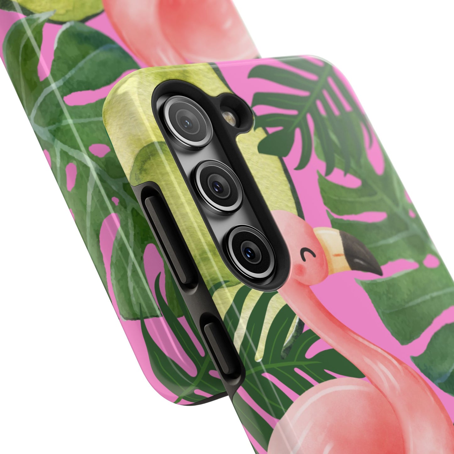 Tropical Flamingo, Cute, Summer Vibes Tough Phone Case