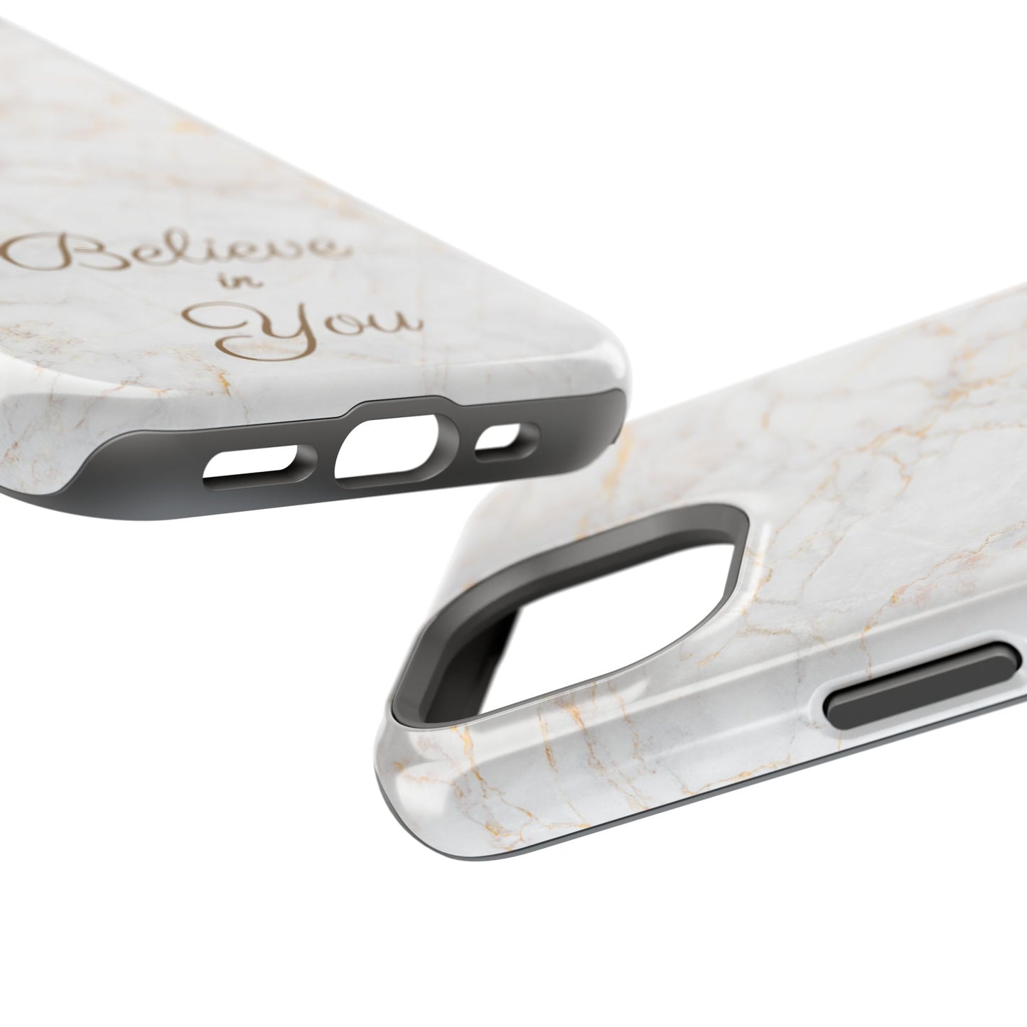 Elegant Motivational, Inspirational - Believe in You, Tough MAGNETIC Phone Case