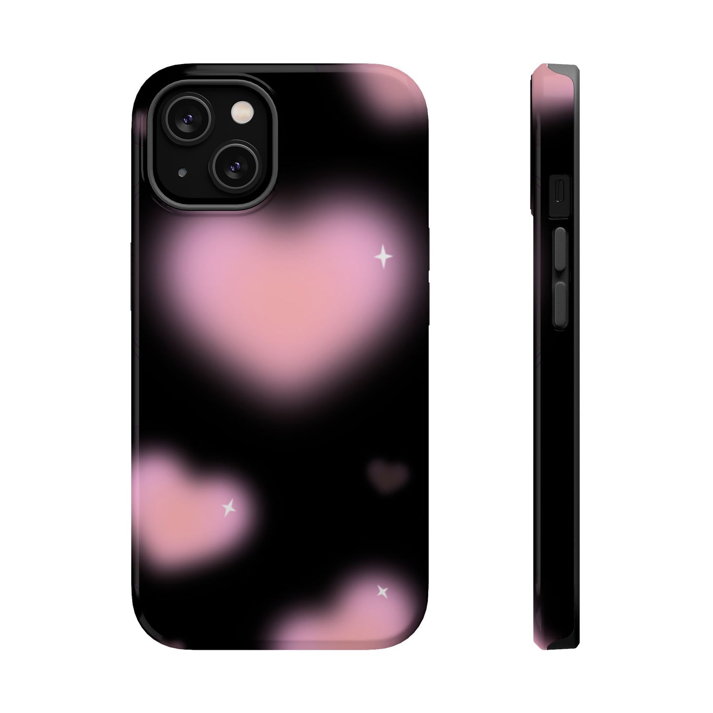 Romantic Pink Heart Pattern MAGNETIC Phone Case