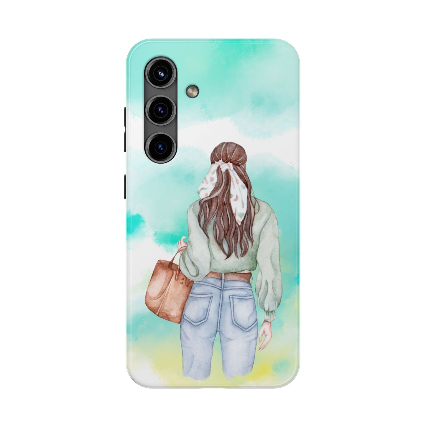 Whimsical Woman Tough Phone Case
