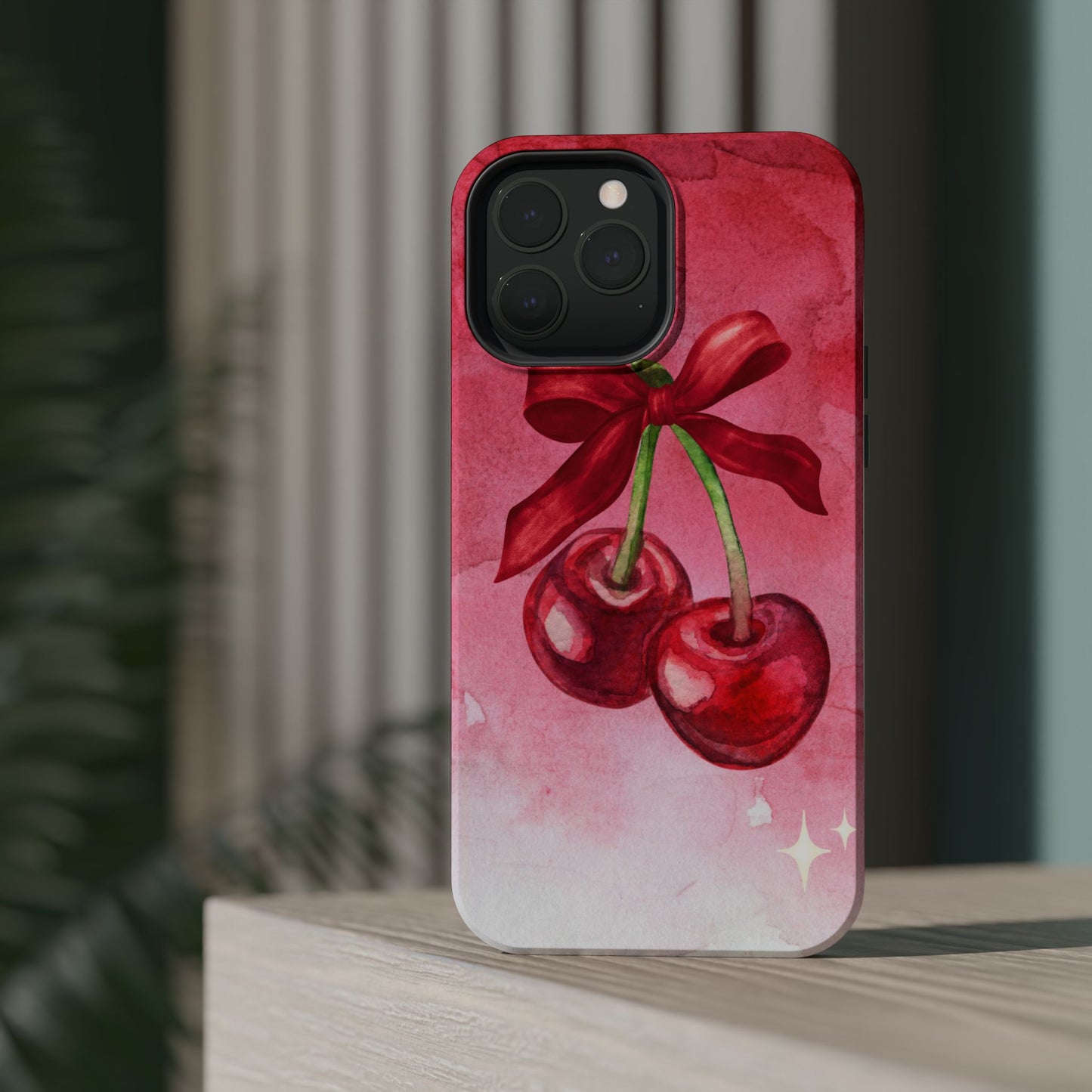 Chic Cherry Magnetic Tough Cases for iPhone