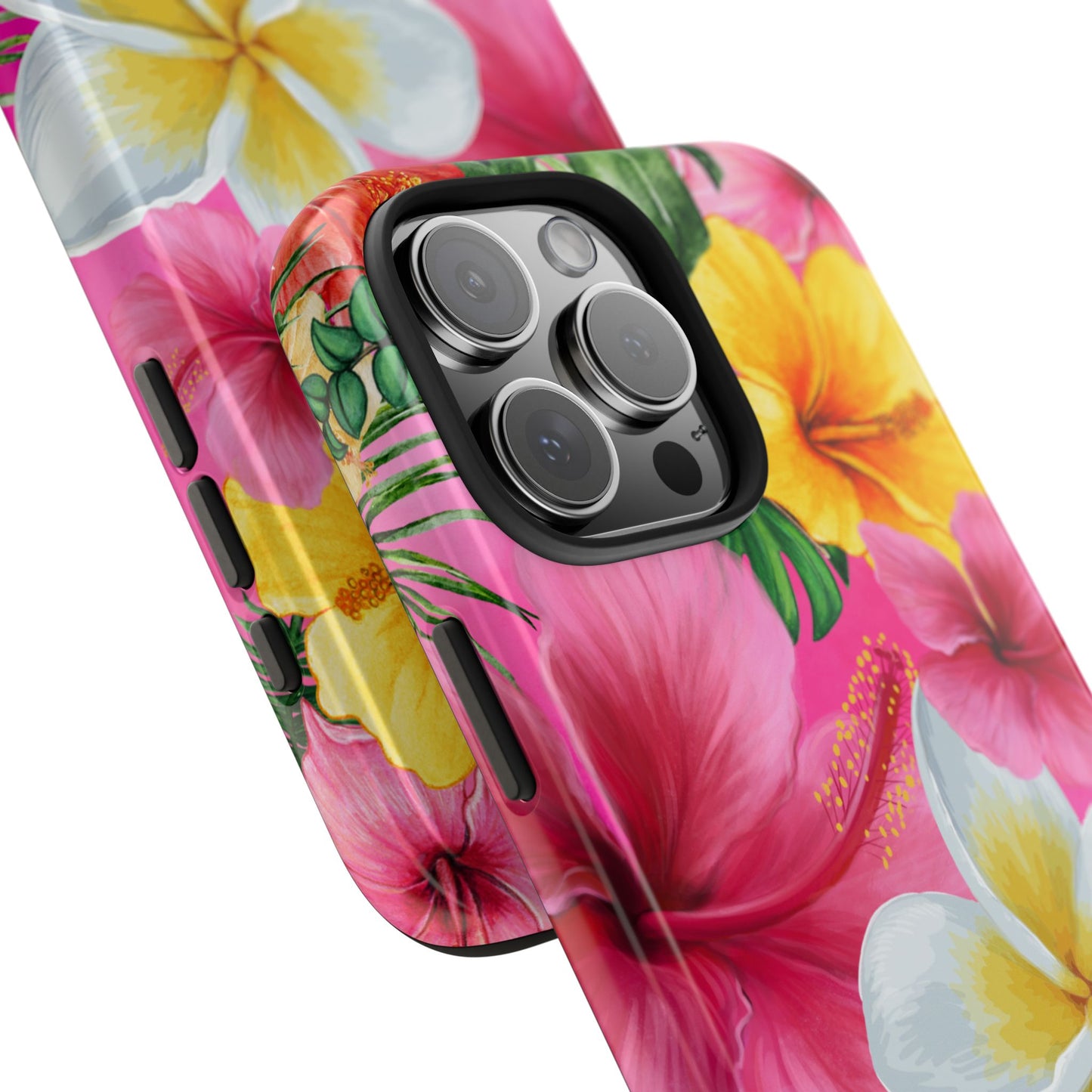 Tropical Floral Phone Case - Tough, Durable, Chic Protection, Summer Vibes, Gift for Her