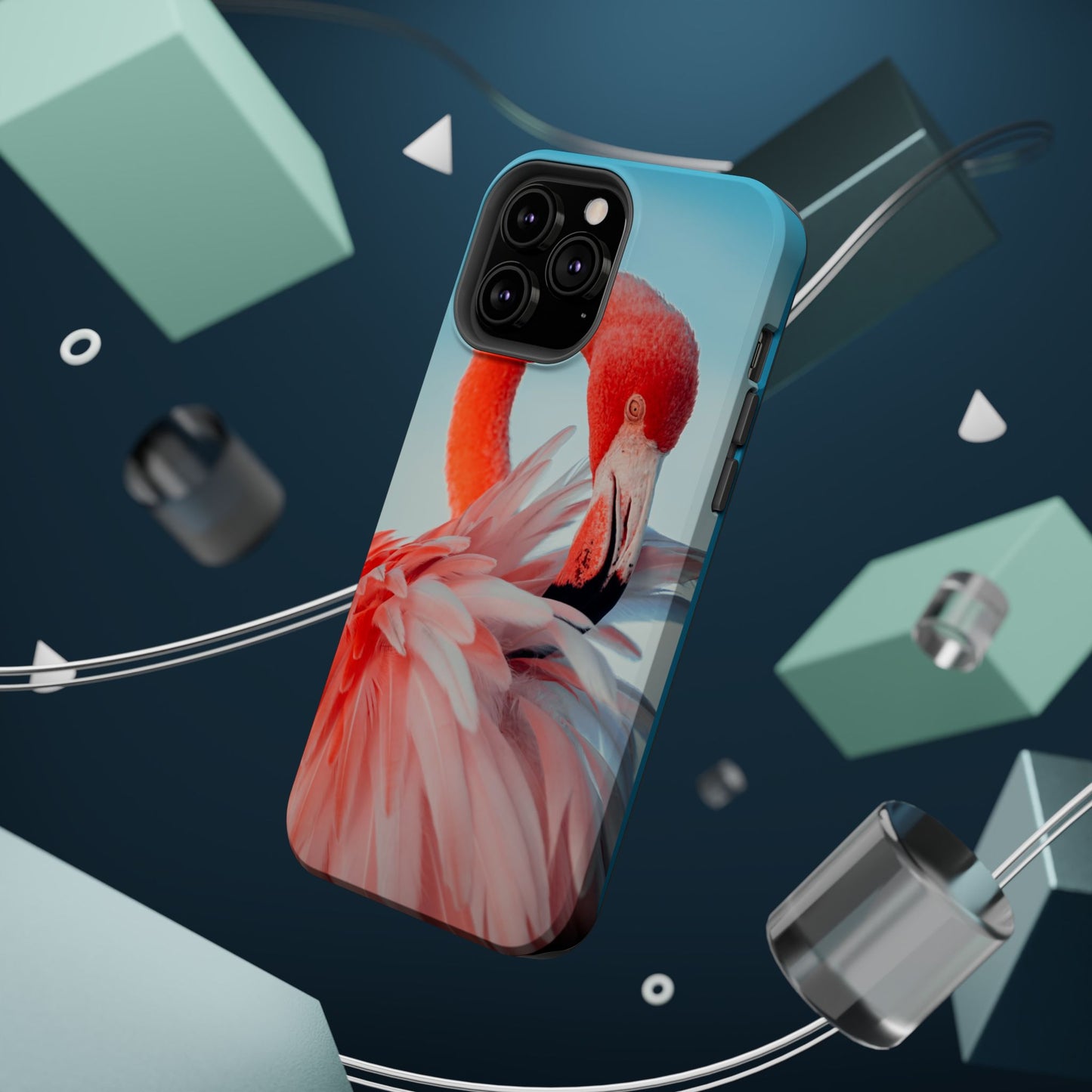 Vibrant Flamingo, Tropical MAGNETIC Phone Case