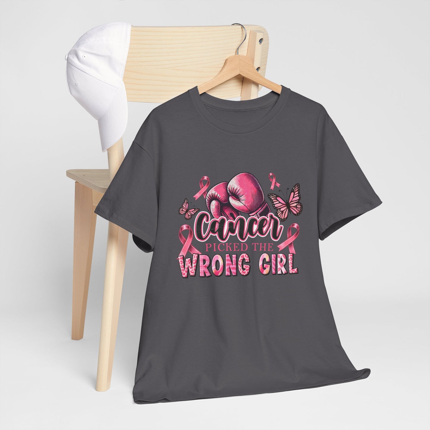 Cancer Awareness Tee - Picked the Wrong Girl Unisex Cotton Shirt