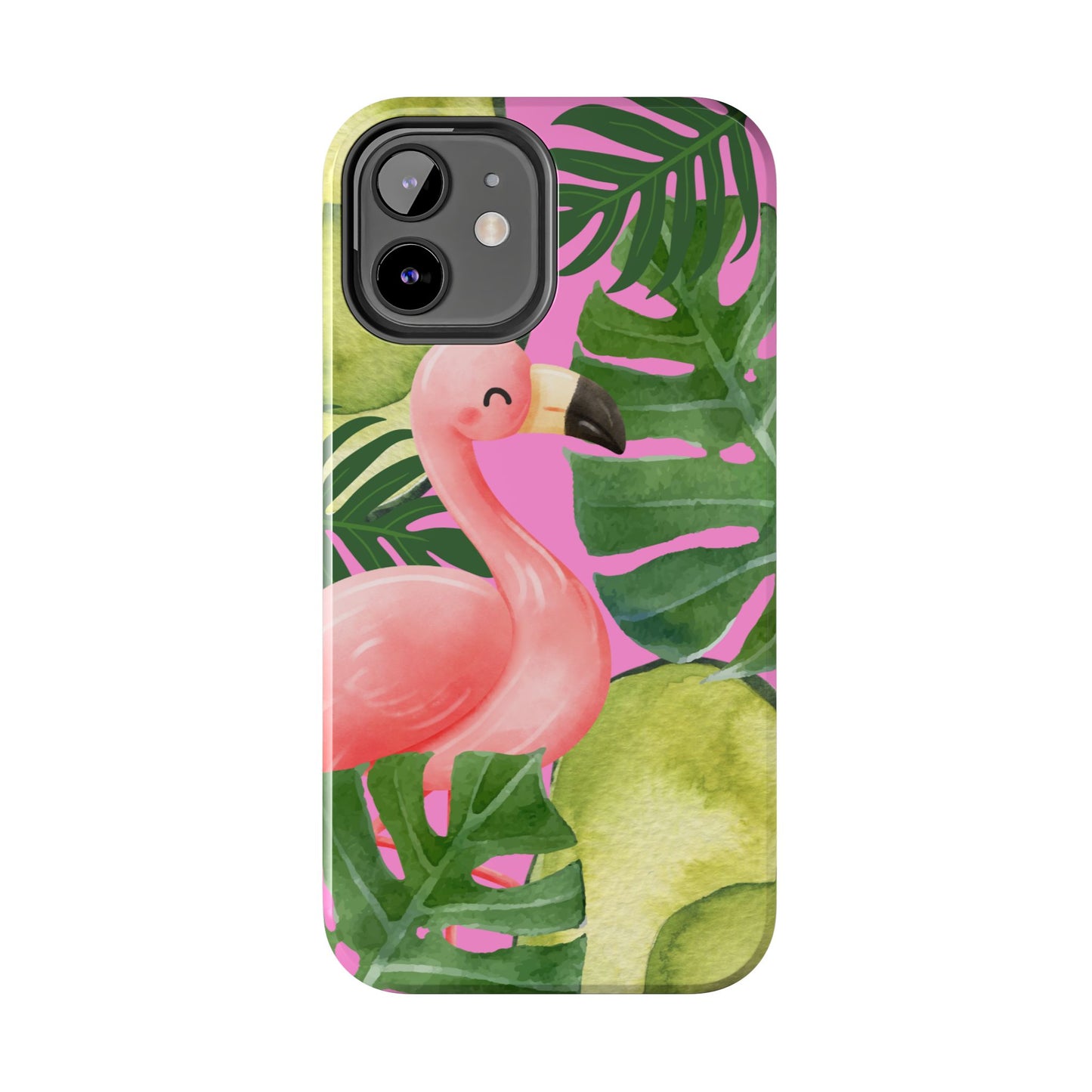 Tropical Flamingo, Cute, Summer Vibes Tough Phone Case