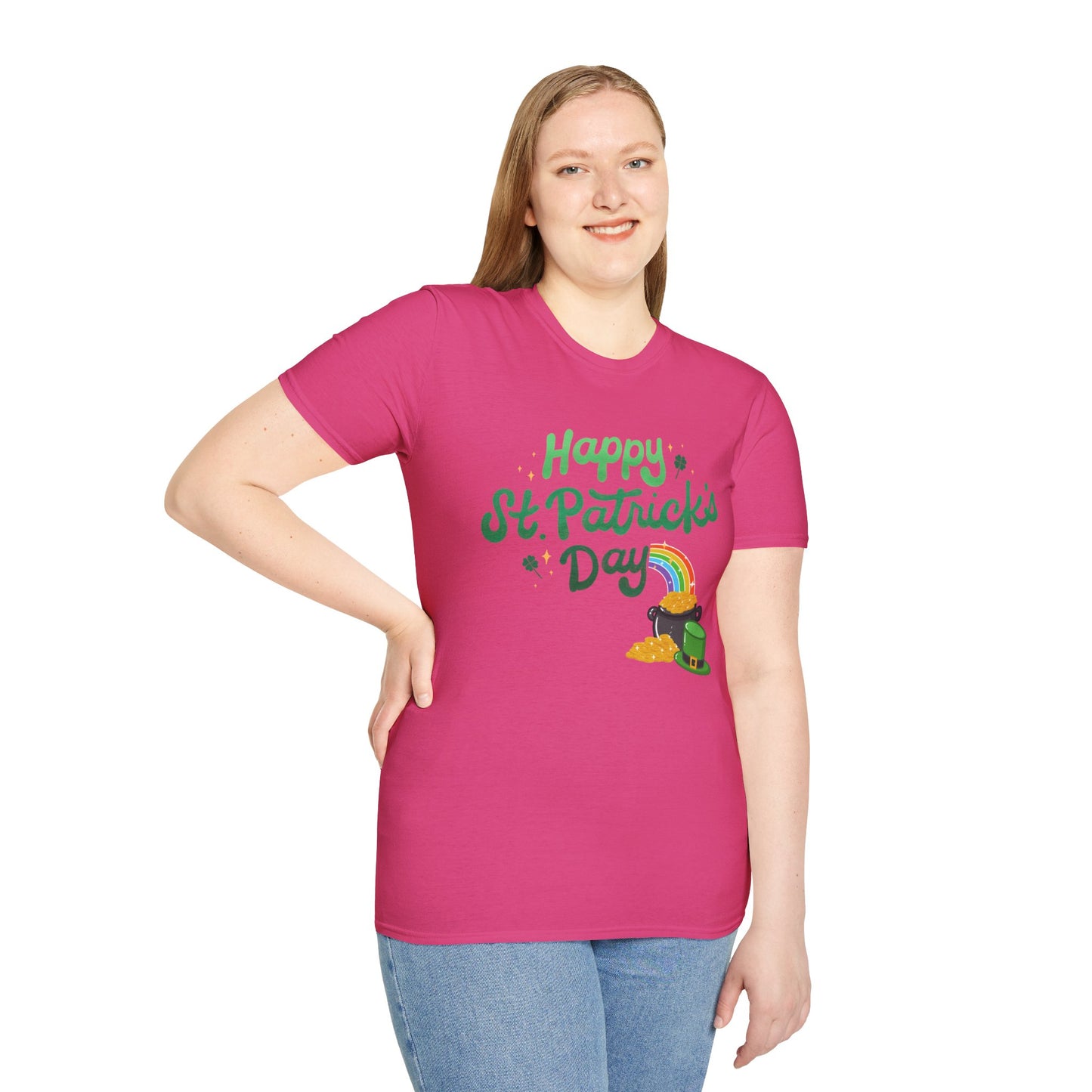 Happy St. Patrick's Day Unisex Softstyle T-Shirt