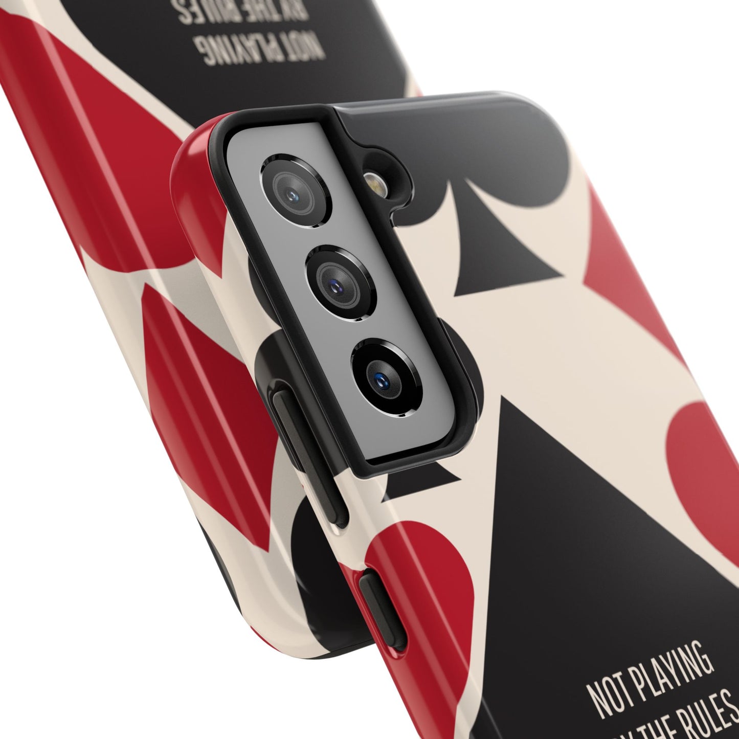 Bold Playing Card Tough Phone Case - Not Playing by the Rules