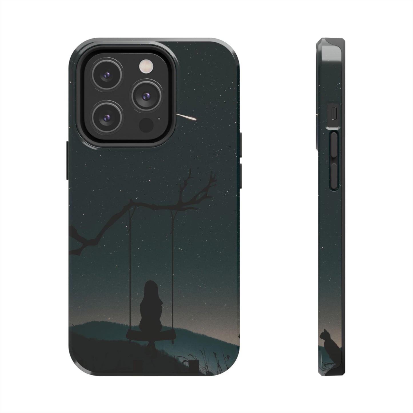 Dreamy Night Sky Tough Phone Cases Unique Celestial Design for Iphone