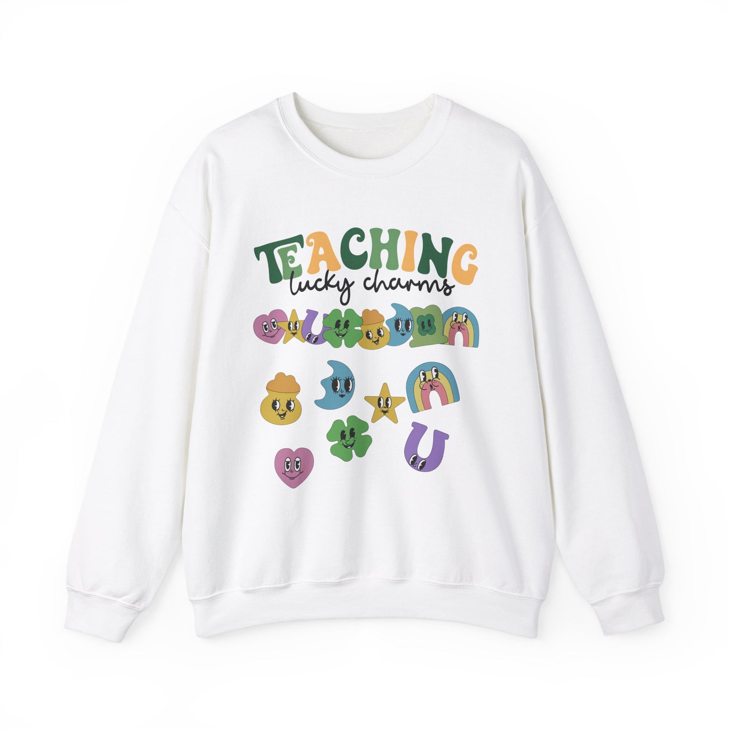 Teaching Lucky Charms Crewneck Sweatshirt for Educators