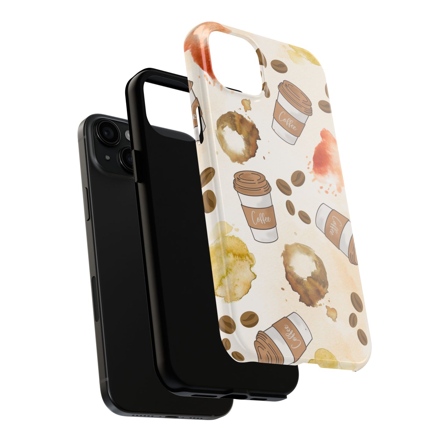 Cute, Trendy, Coffee Lover, Barista Tough Phone Cases for Iphone