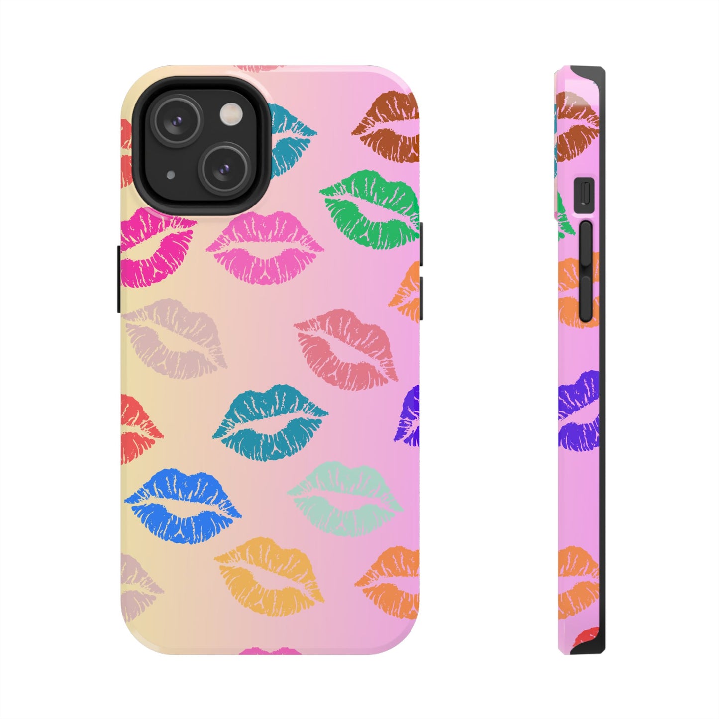 Kiss Print Tough Phone Cases Cute, Durable for Iphone