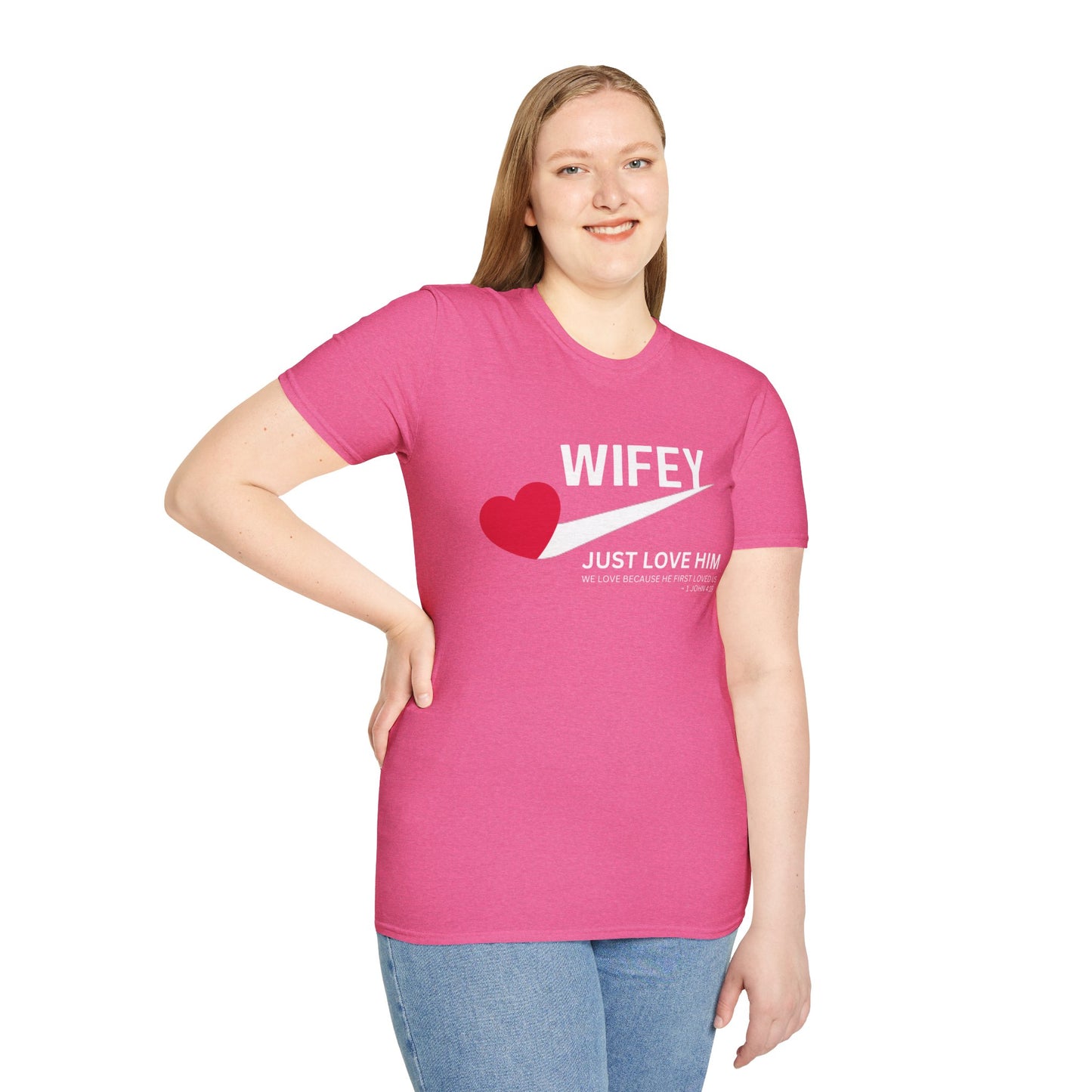 Wifey Just Love Him T-Shirt for Anniversaries & Valentine’s Day