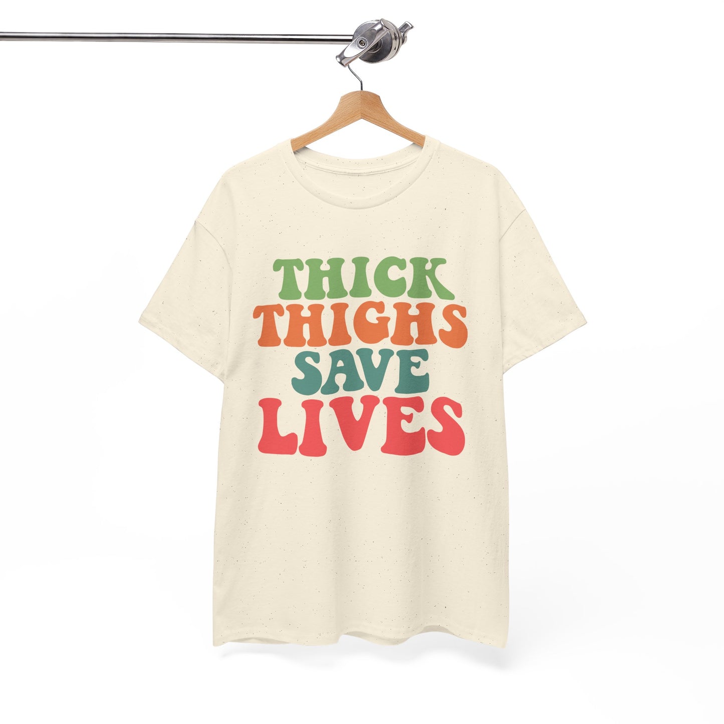 Thick Thighs Save Lives Unisex Heavy Cotton Tee
