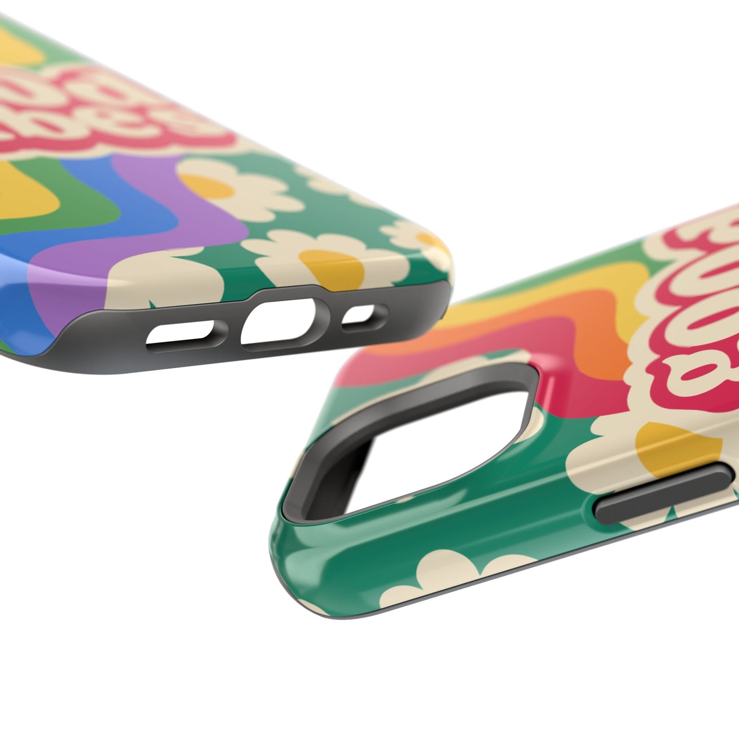 Good Vibes MAGNETIC Tough Phone Cases, Colorful, Cheerful Phone Protection, Gifts for Friends