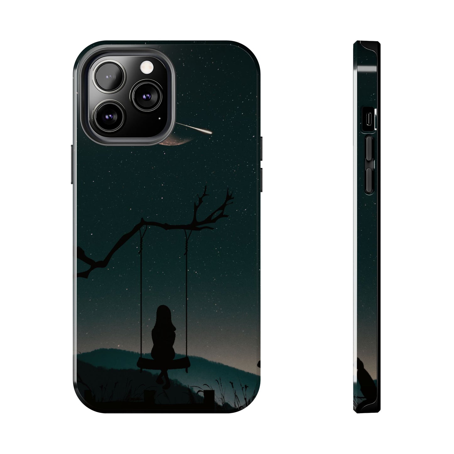 Dreamy Night Sky Tough Phone Cases Unique Celestial Design for Iphone