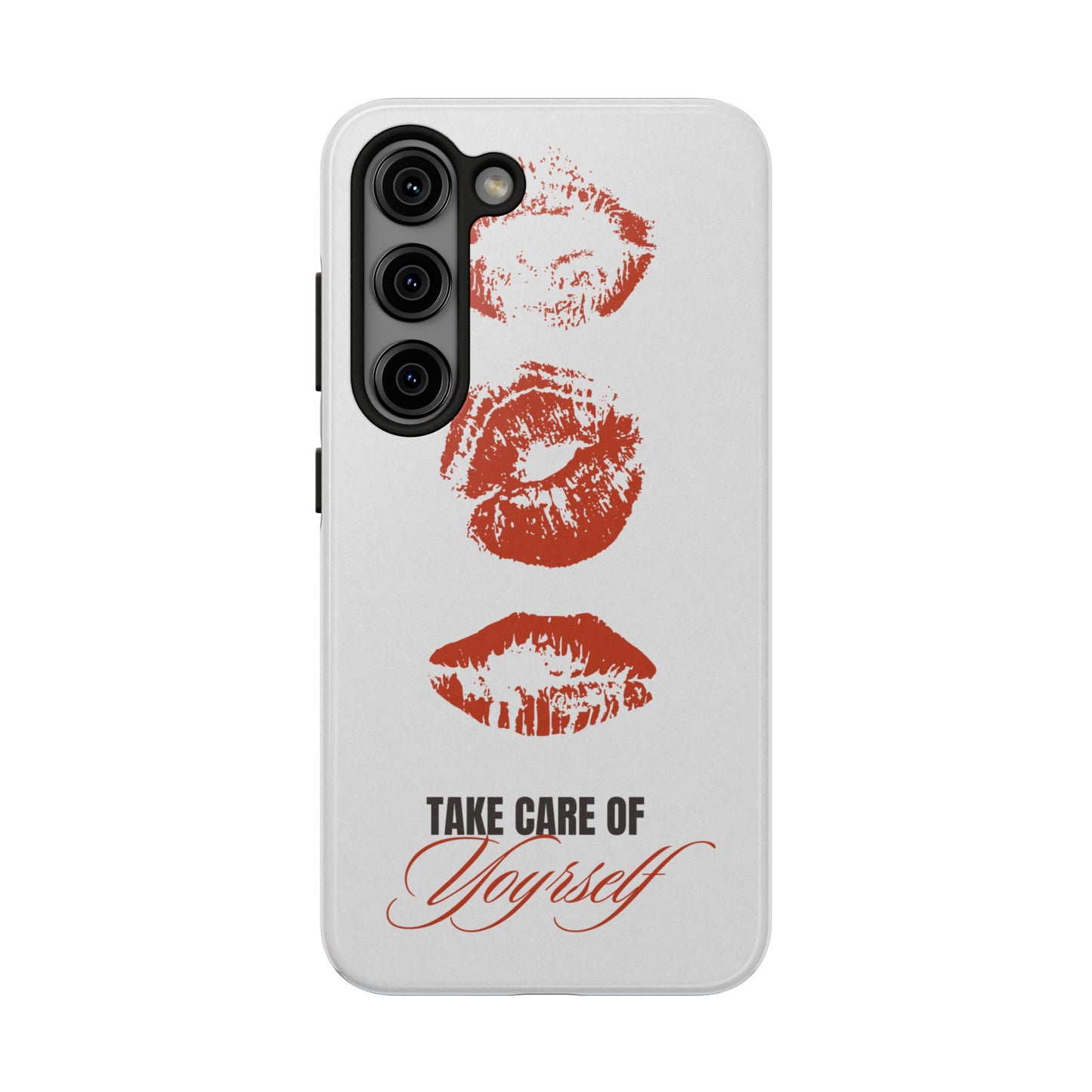 Kiss Print, Chic. Tough Phone Case