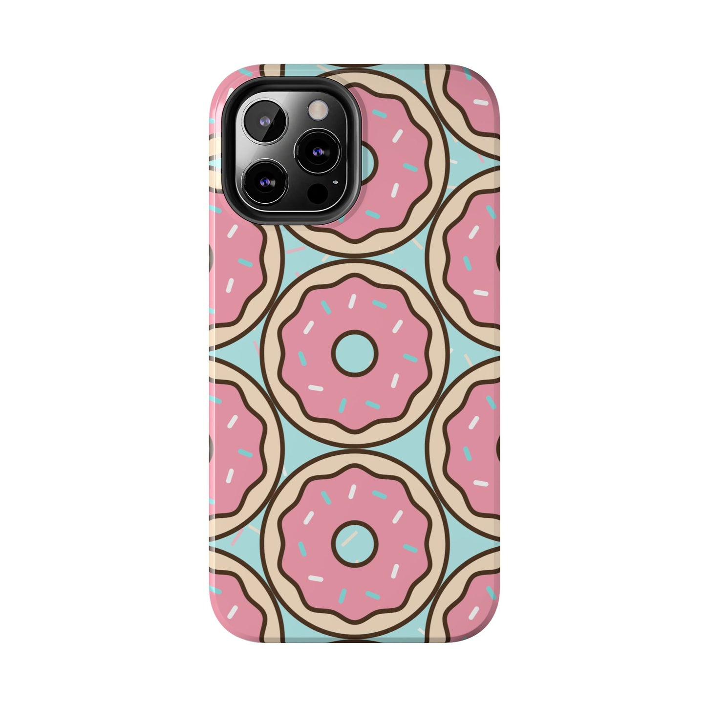 Cute Donut Pattern Tough Phone Case