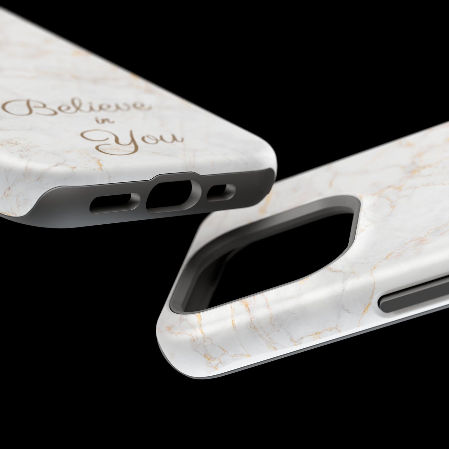 Elegant Motivational, Inspirational - Believe in You, Tough MAGNETIC Phone Case