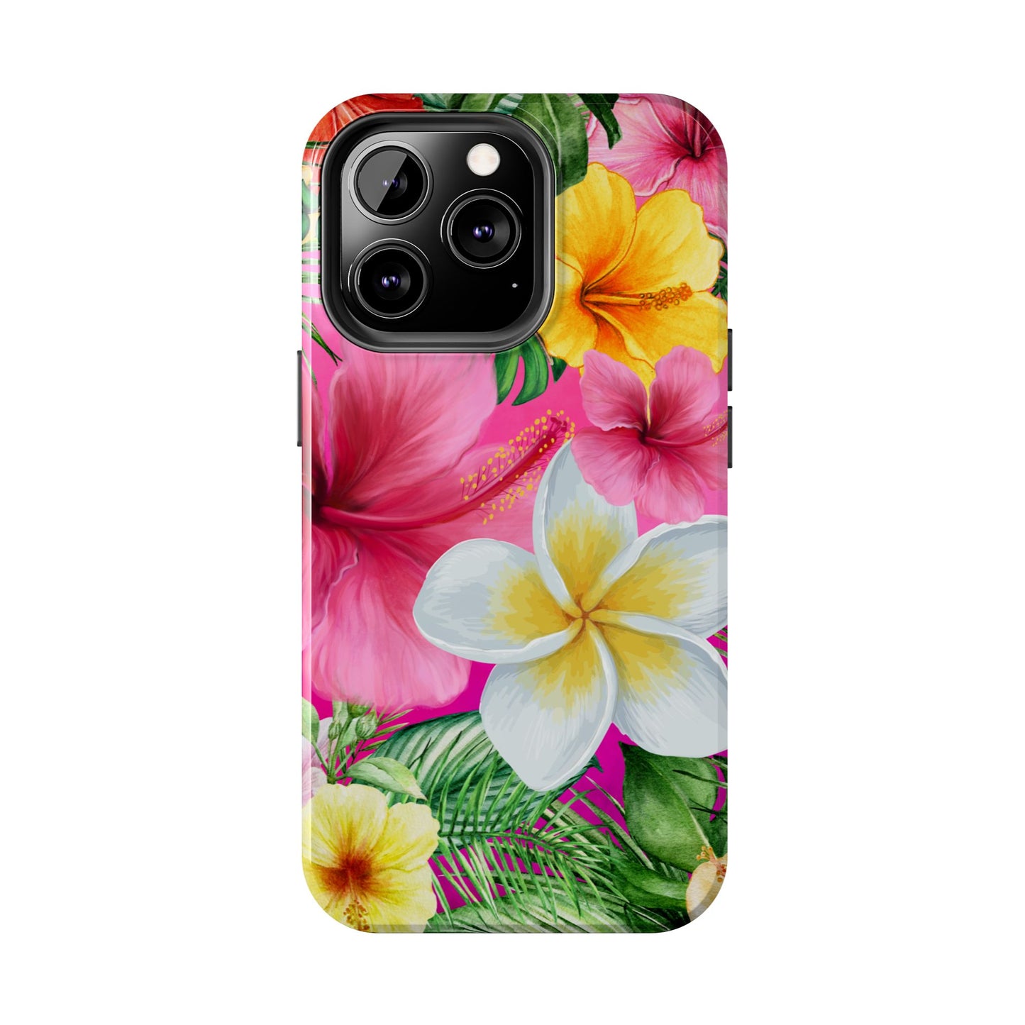 Tropical Floral Phone Case - Tough, Durable, Chic Protection, Summer Vibes, Gift for Her