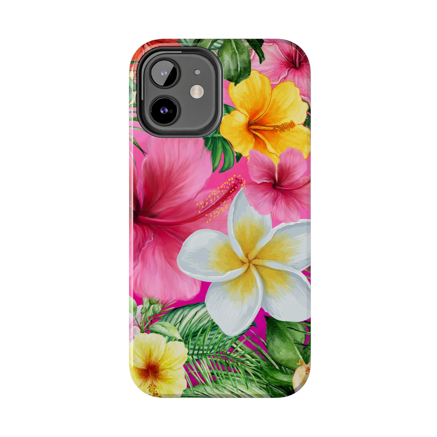 Tropical Floral Phone Case - Tough, Durable, Chic Protection, Summer Vibes, Gift for Her