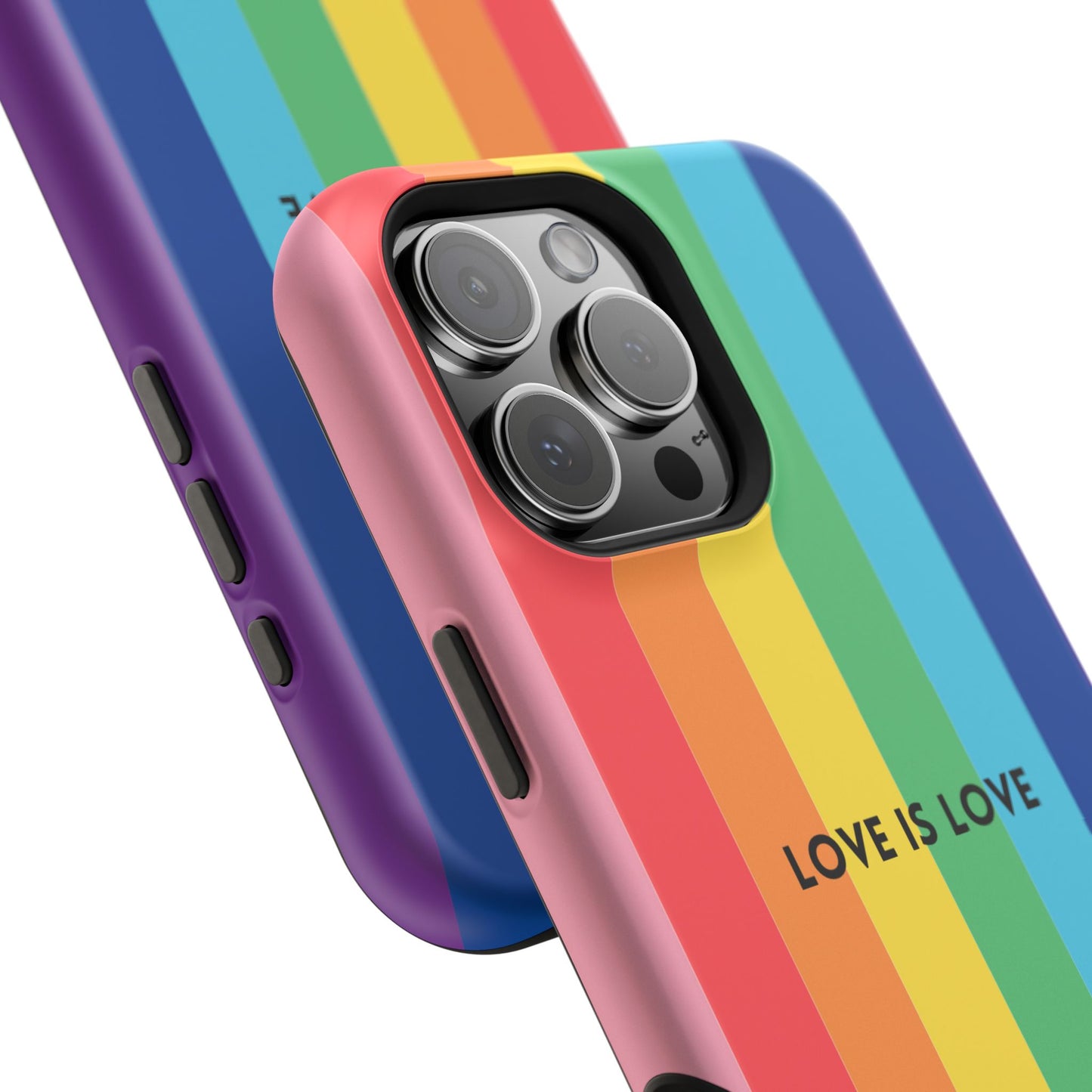 lOVE IS LOVE- Rainbow, LGBTQ+ Pride MAGNETIC Phone Case