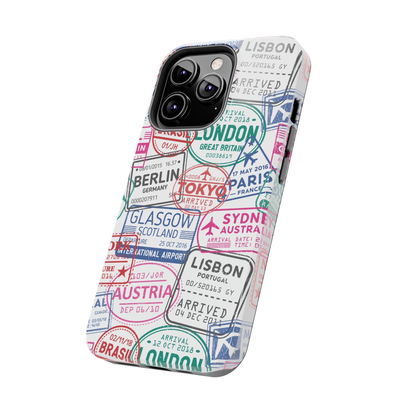 Travel-Inspired, Passport, Travelers, Adventure Stamp, Unique Phone Case