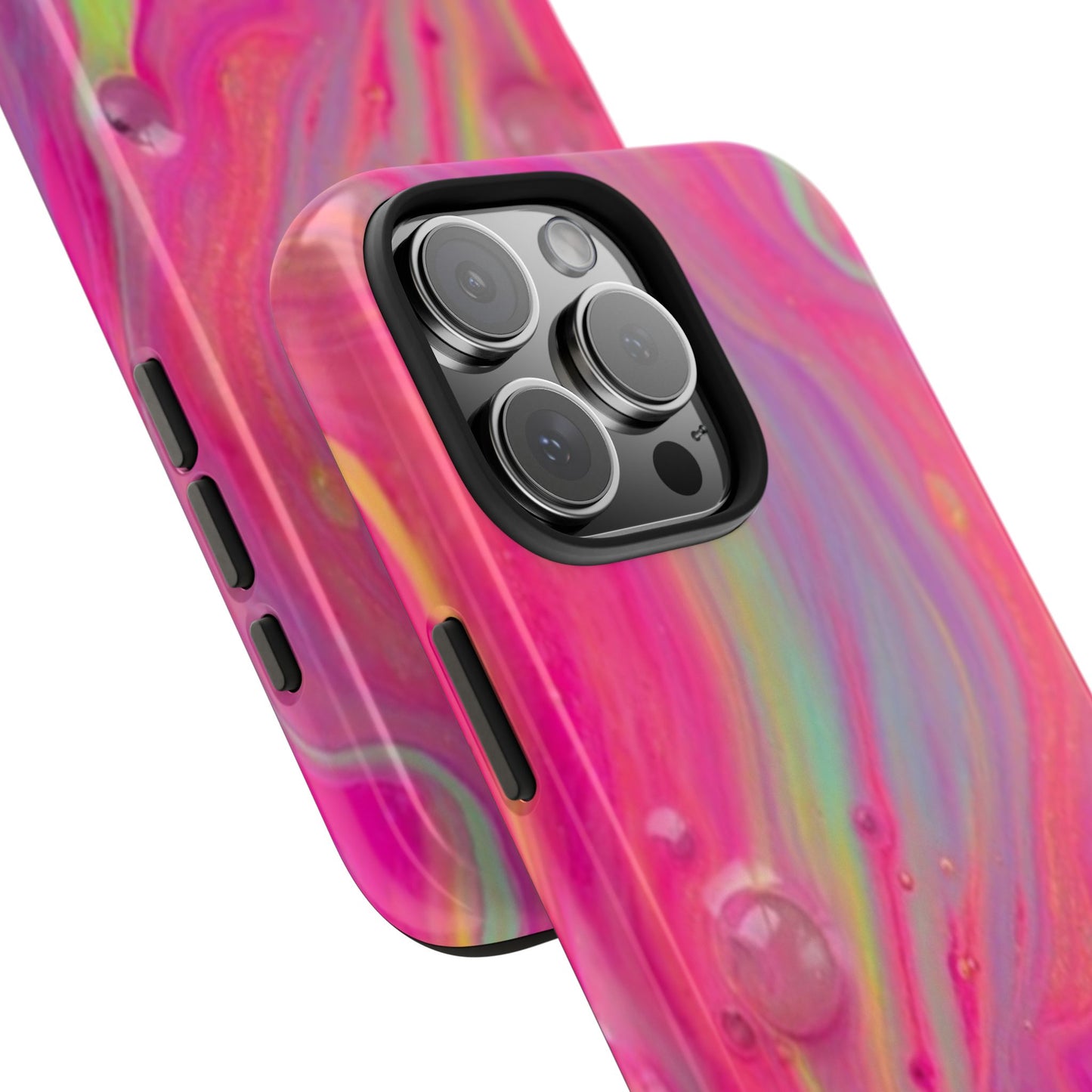 Colorful Swirl Futuristic Tough Phone Case, Stylish Durable Cover for Iphone
