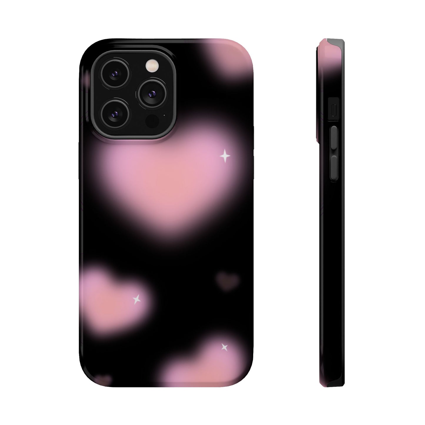 Romantic Pink Heart Pattern MAGNETIC Phone Case