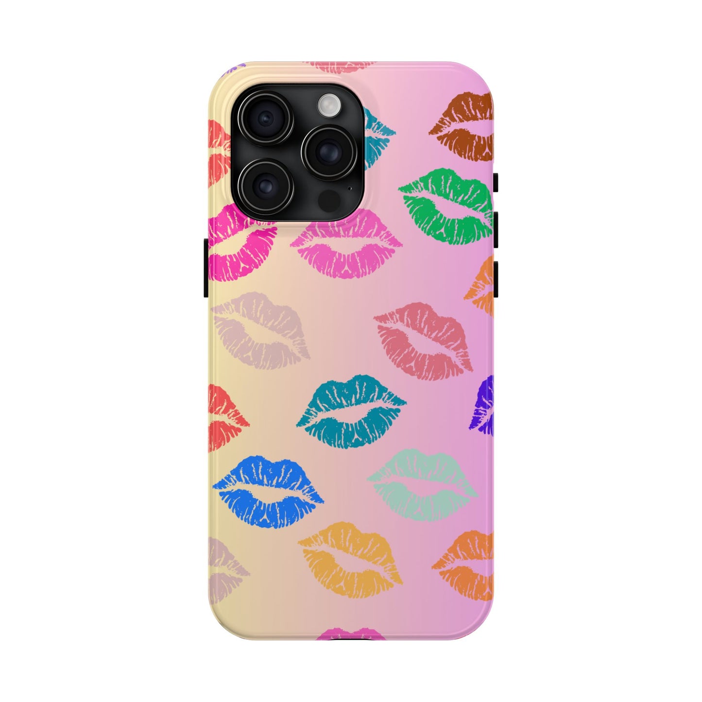 Kiss Print Tough Phone Cases Cute, Durable for Iphone