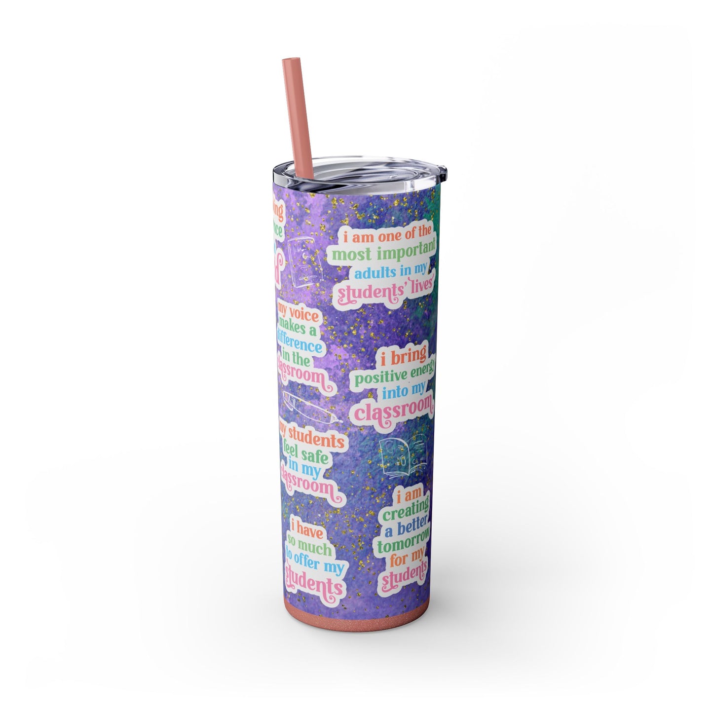 Teacher Daily Affirmation 20 oz Tumbler - Motivational