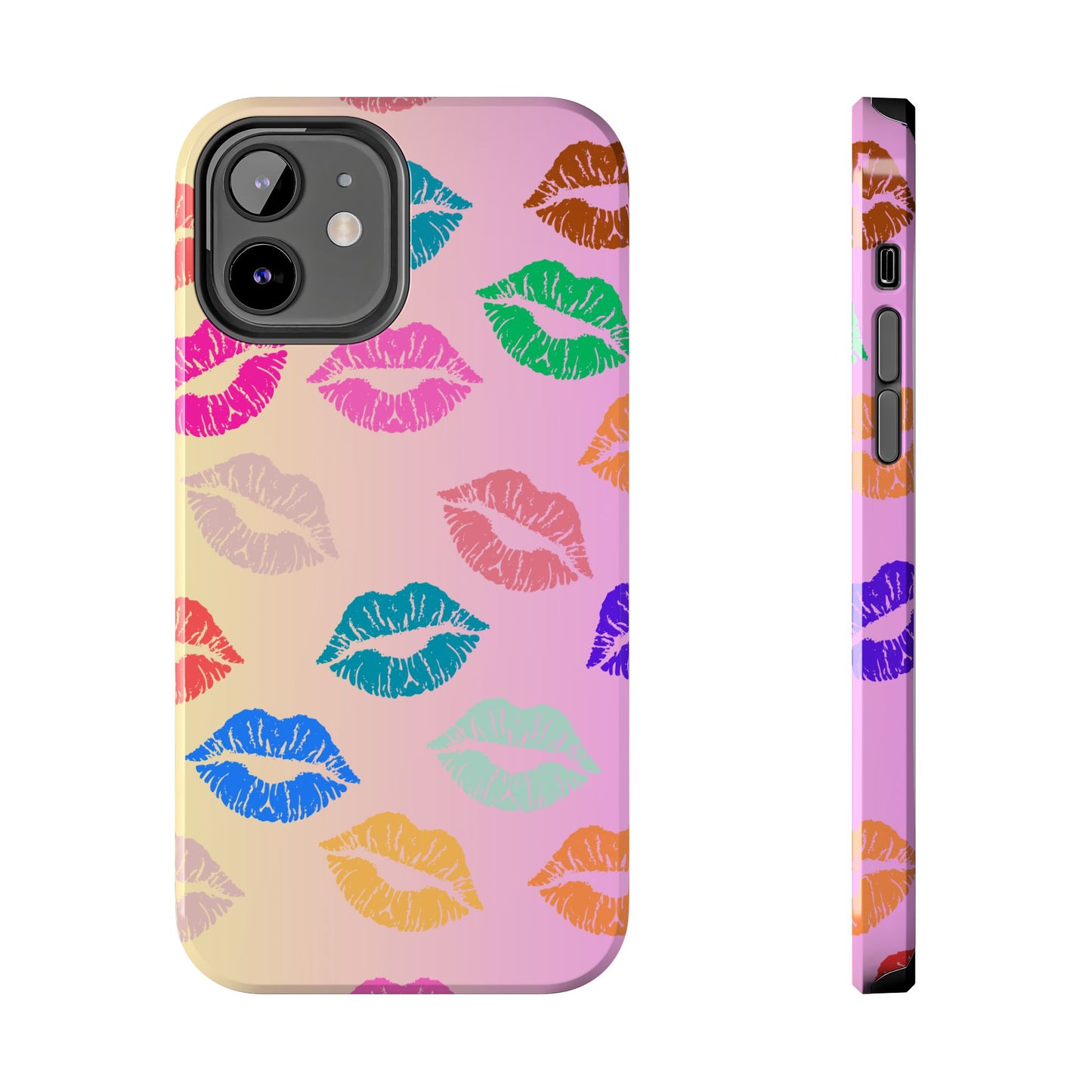 Kiss Print Tough Phone Cases Cute, Durable for Iphone