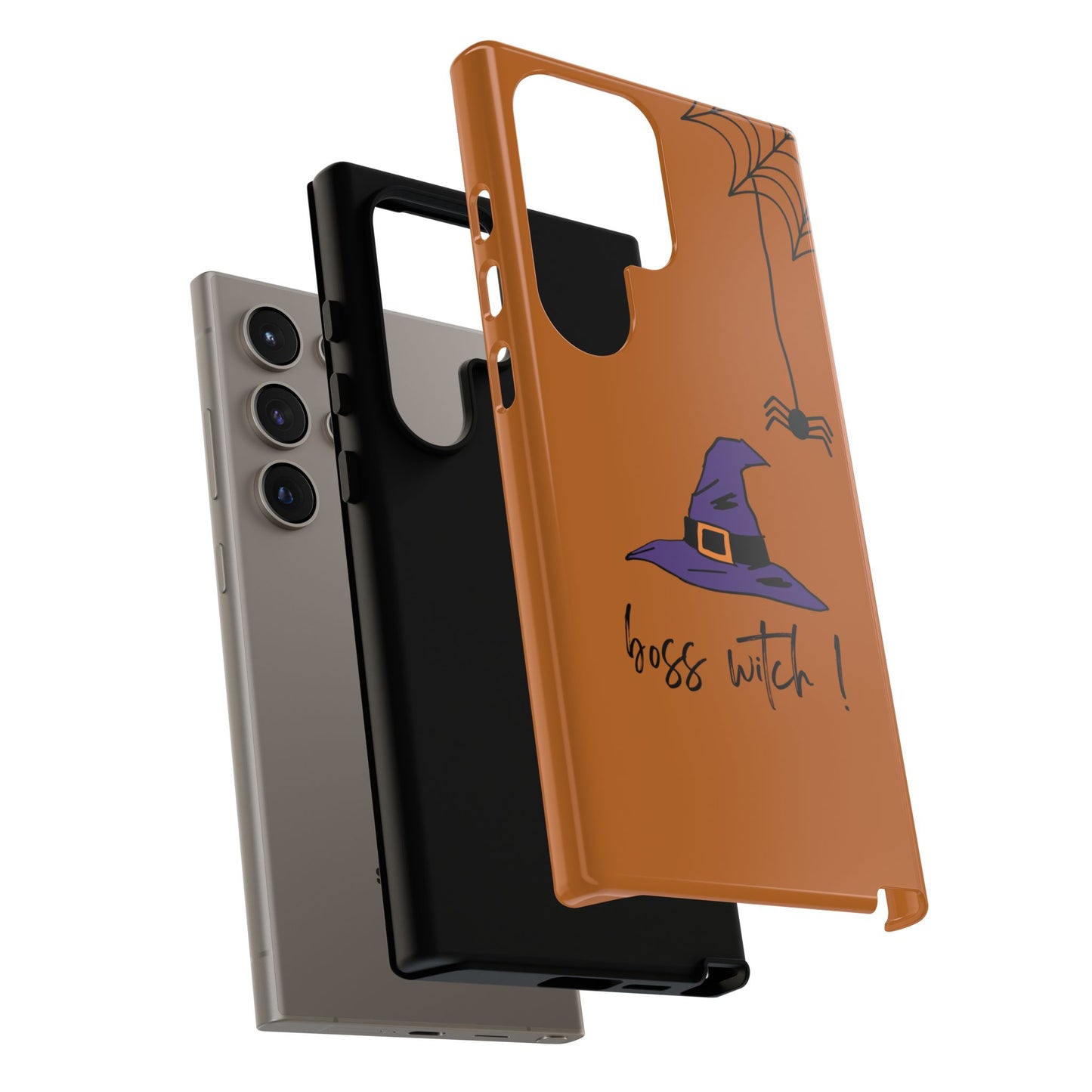 Halloween Phone Case, Boss Witch Phone Cover, Spooky Witch Design, Phone Accessory, Gift for Her, Autumn Decor, Witchy Aesthetic