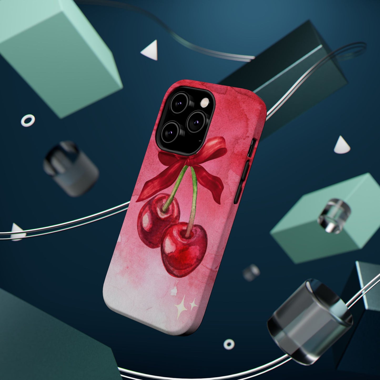 Chic Cherry Magnetic Tough Cases for iPhone
