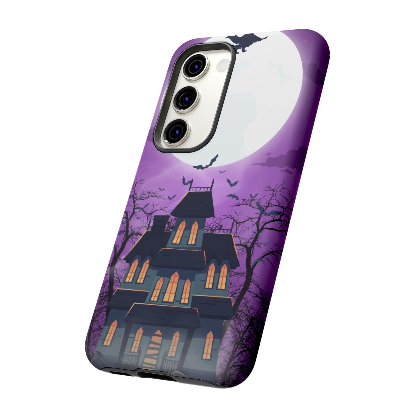 Halloween Haunted, Spooky House, Witchy Vibe Phone Case for Samsung