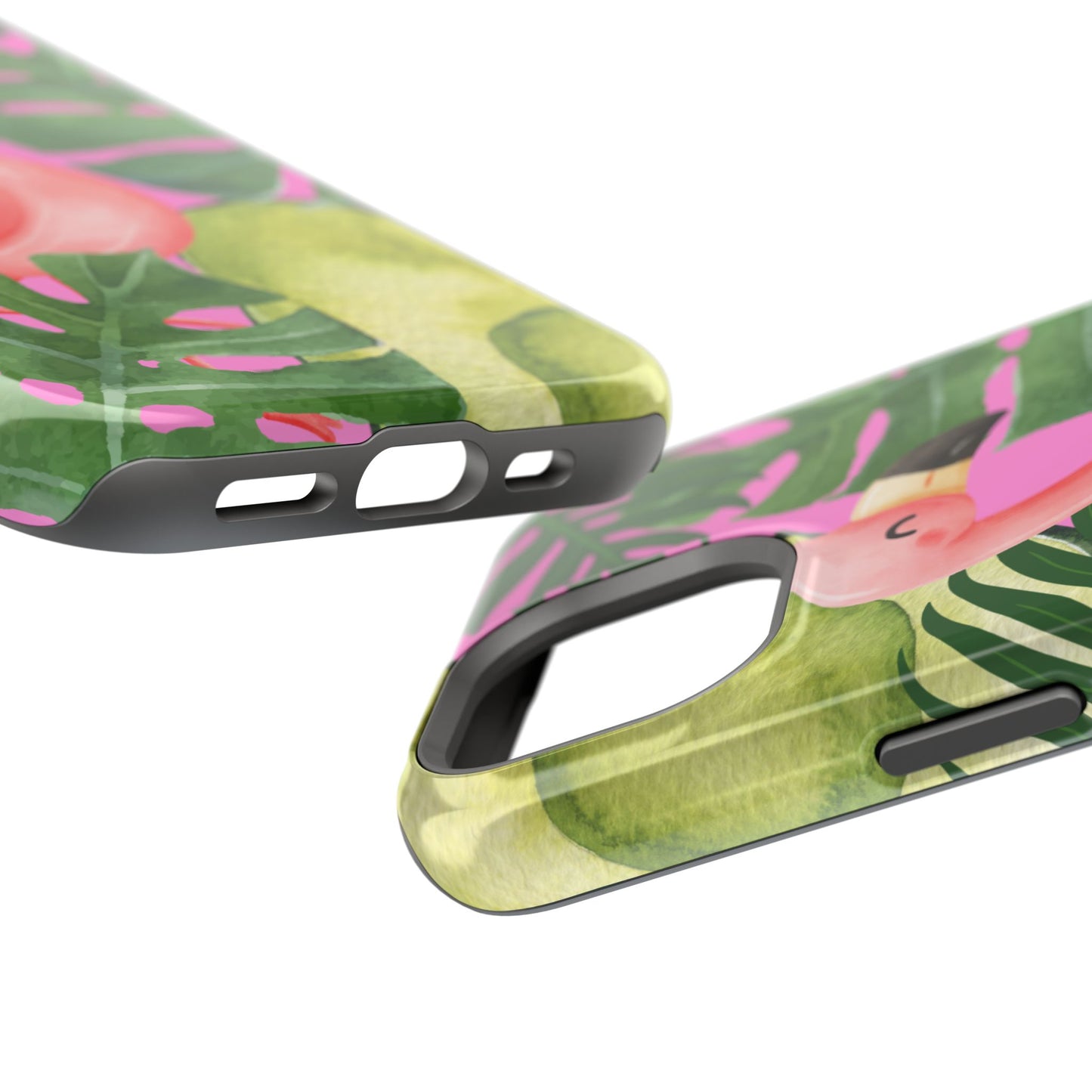 Tropical Flamingo, Cute, Summer Vibes MAGNETIC Tough Phone Case