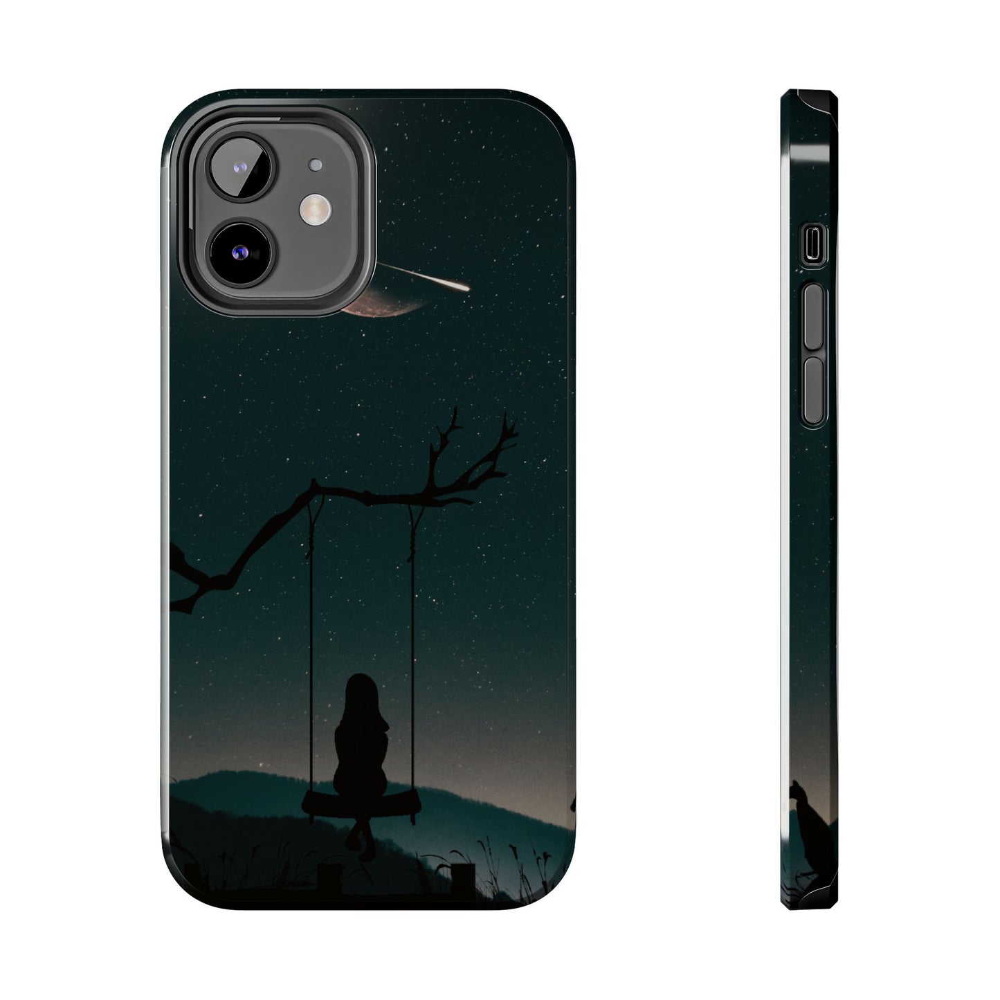 Dreamy Night Sky Tough Phone Cases Unique Celestial Design for Iphone