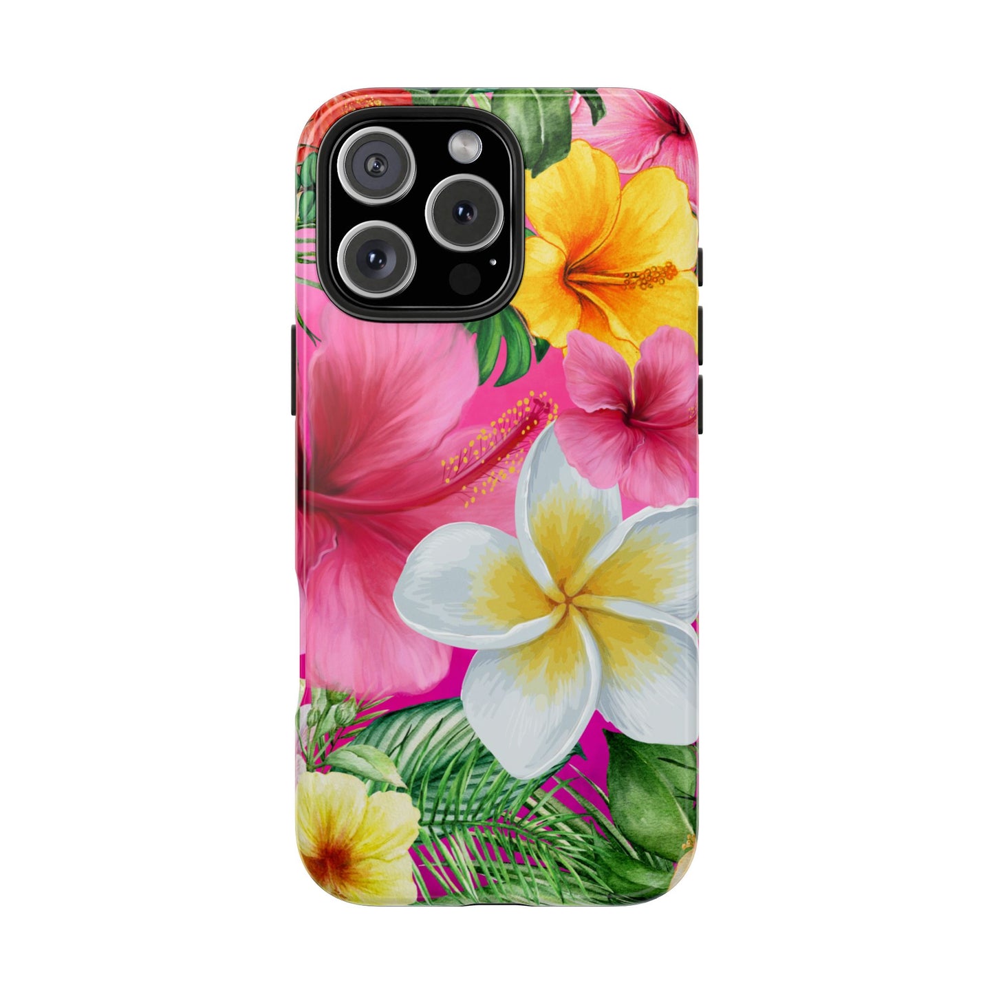 Tropical Floral Phone Case - Tough, Durable, Chic Protection, Summer Vibes, Gift for Her