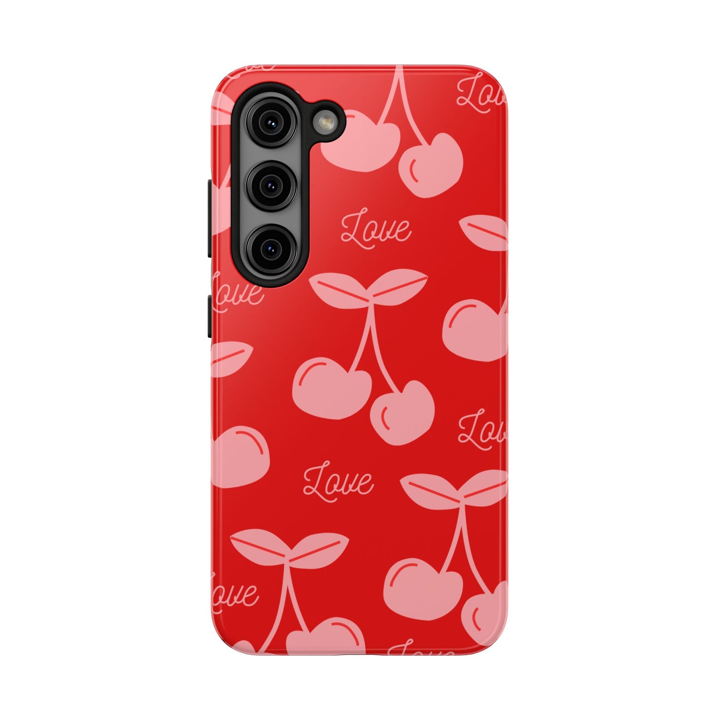 Cute Cherry Love Tough Phone Cases
