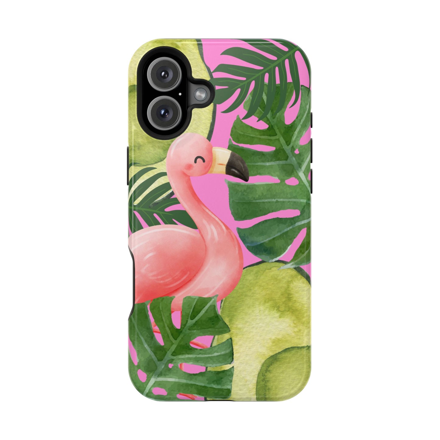 Tropical Flamingo, Cute, Summer Vibes MAGNETIC Tough Phone Case